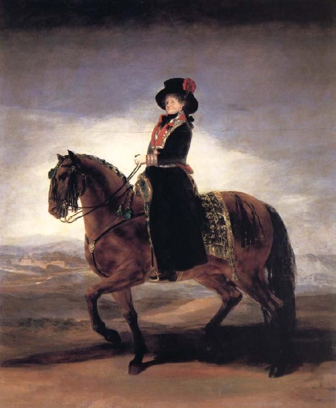 Francisco Goya Maria Luisa on Horseback